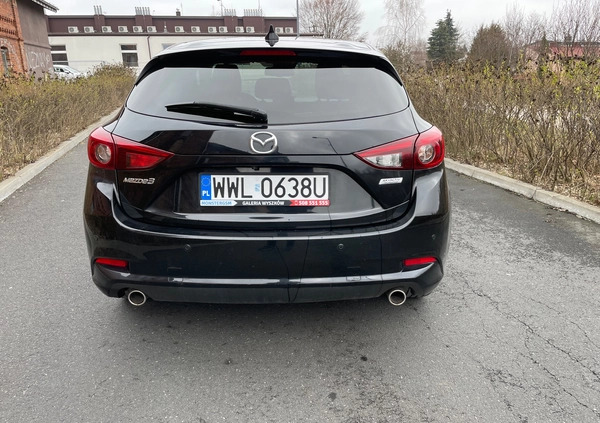 Mazda 3 cena 57500 przebieg: 155000, rok produkcji 2017 z Nowe Brzesko małe 56